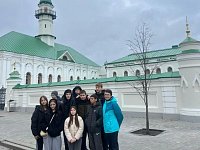 Учащиеся МОУ СОШ с Елшанка вместе с учителями во время осенних каникул побывали в городе Казань