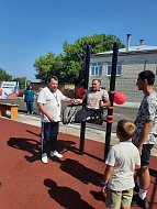 В селе Синодское открыта площадка  для сдачи норм ГТО