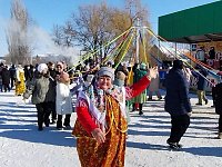 В селах Воскресенского района прошли веселые  праздничные мероприятия, посвященные Масленице