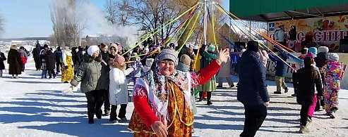 В селах Воскресенского района прошли веселые  праздничные мероприятия, посвященные Масленице