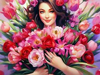 Администрация Воскресенского района поздравила женщин с 8 марта